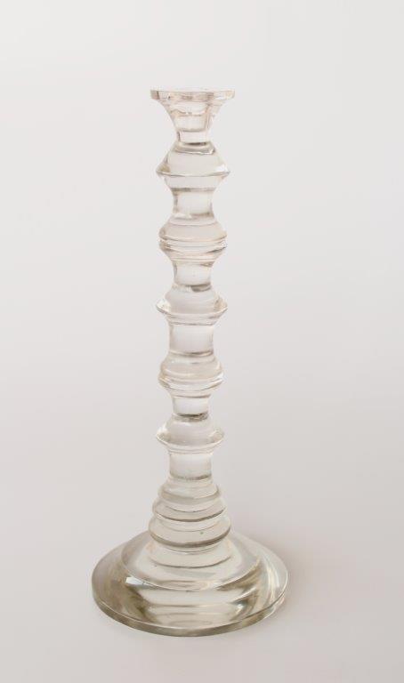 Tall Glass Candlestick